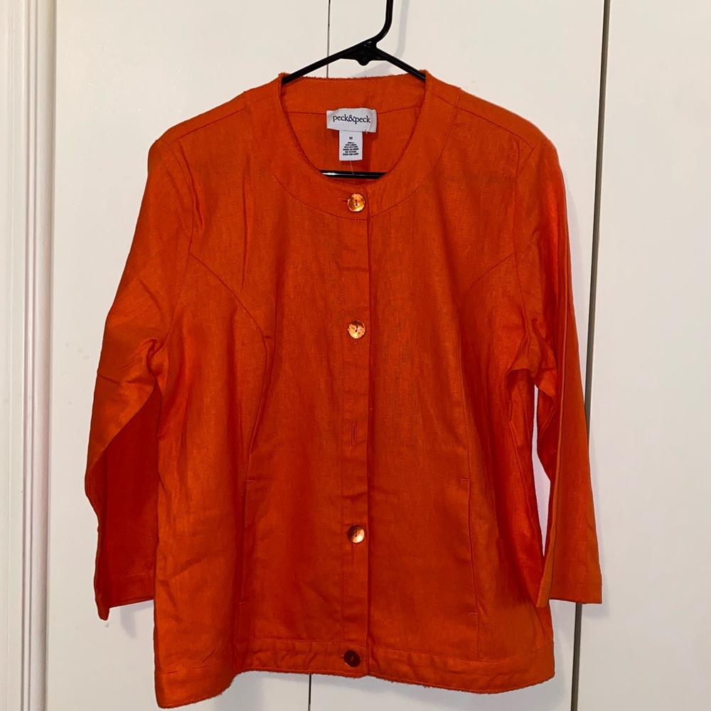 🧡Peck & Peck Linen Lightweight Jacket🧡